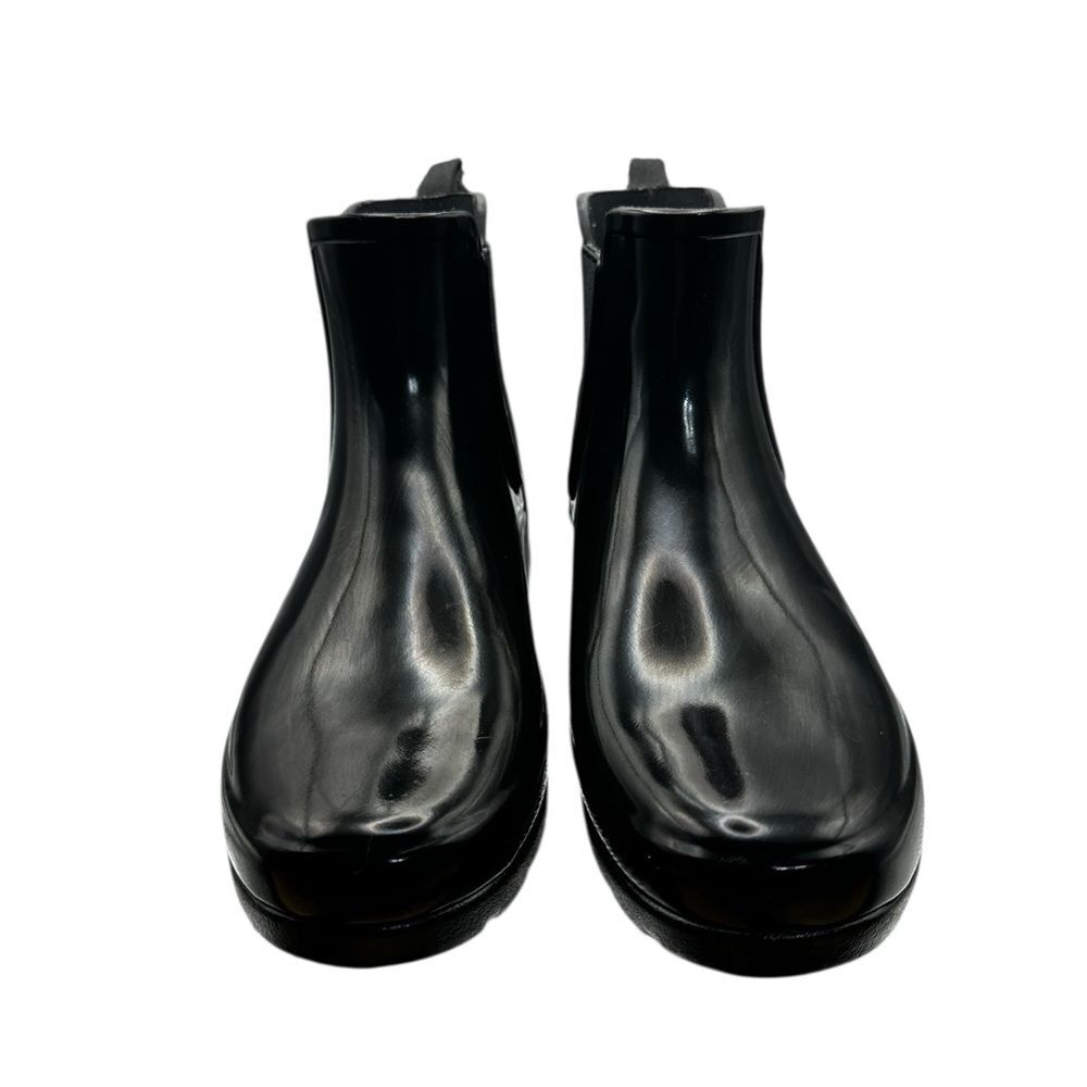 Hunter Gloss Chelsea Rain Boots Black Women’s US 7 NWOT - Picture 5 of 8